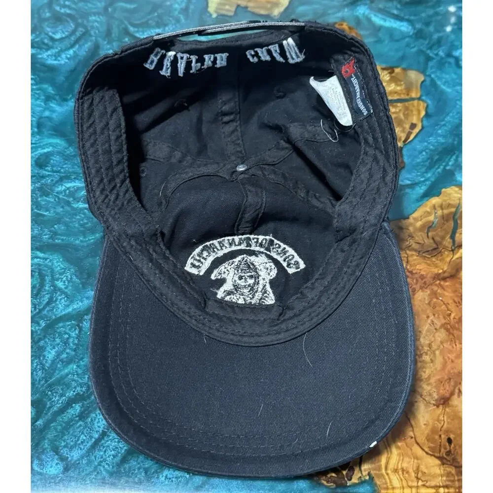 Sons of Anarchy Motorcycle Club Grim Reaper Baseball Hat One Size SOA